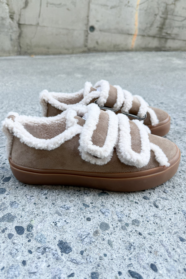 Shearling Low Velcro Light Beige