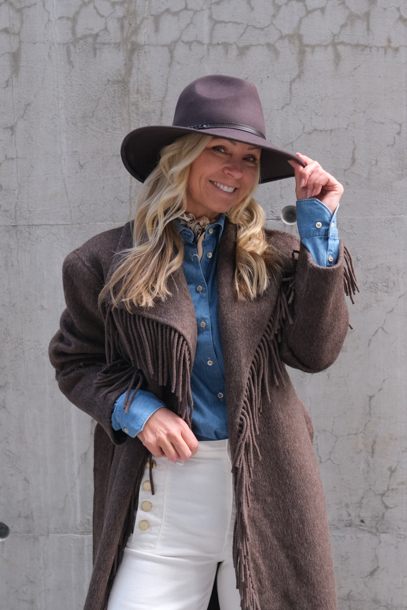 Heidi Coat Dark Brown