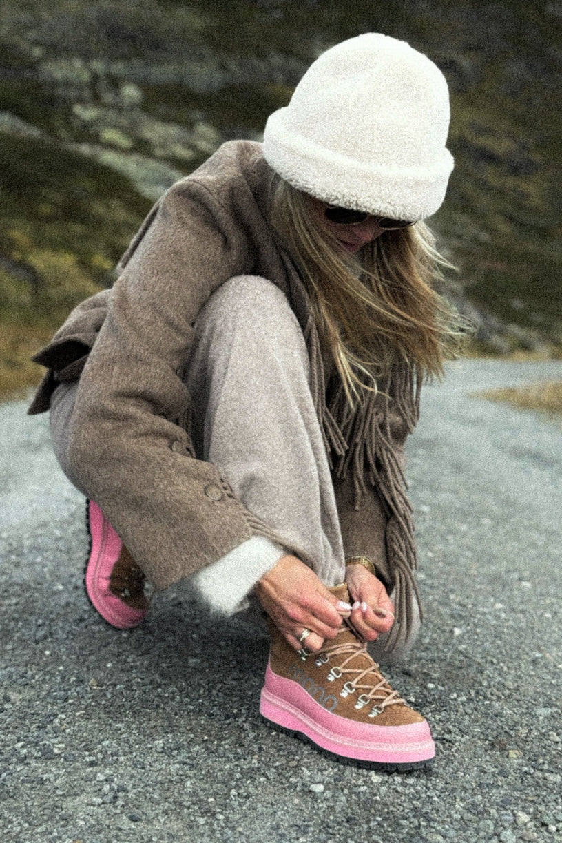 Vidda Shearling Cognac Pink