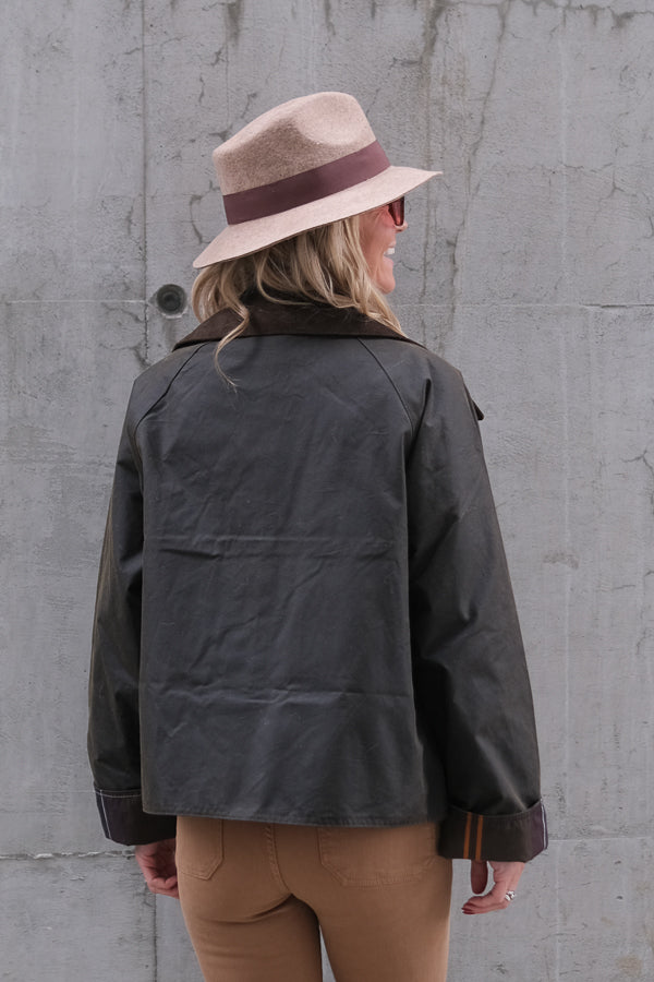 Icons Modern Spey Waxed Jacket Olive