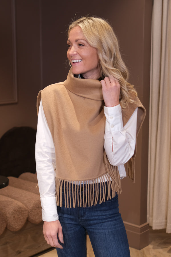 Hals Med Frynser Camel