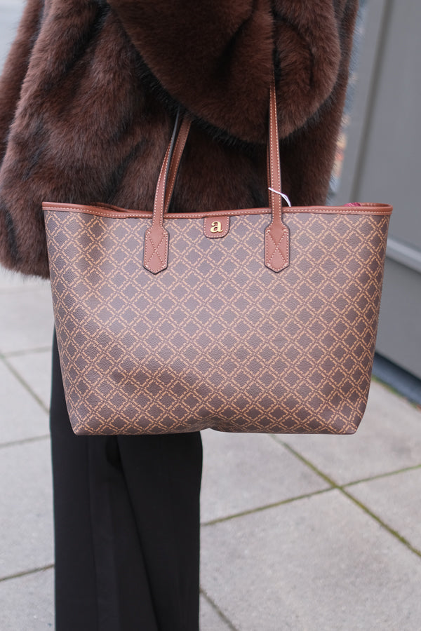 Ultimate Monogram Tote Brown