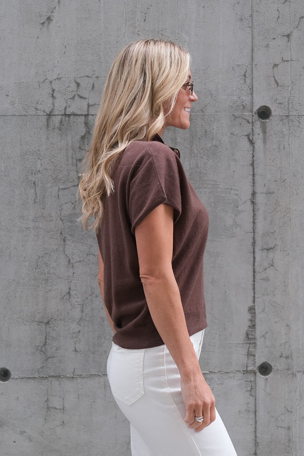 Claro Knit SS Polo Carafe