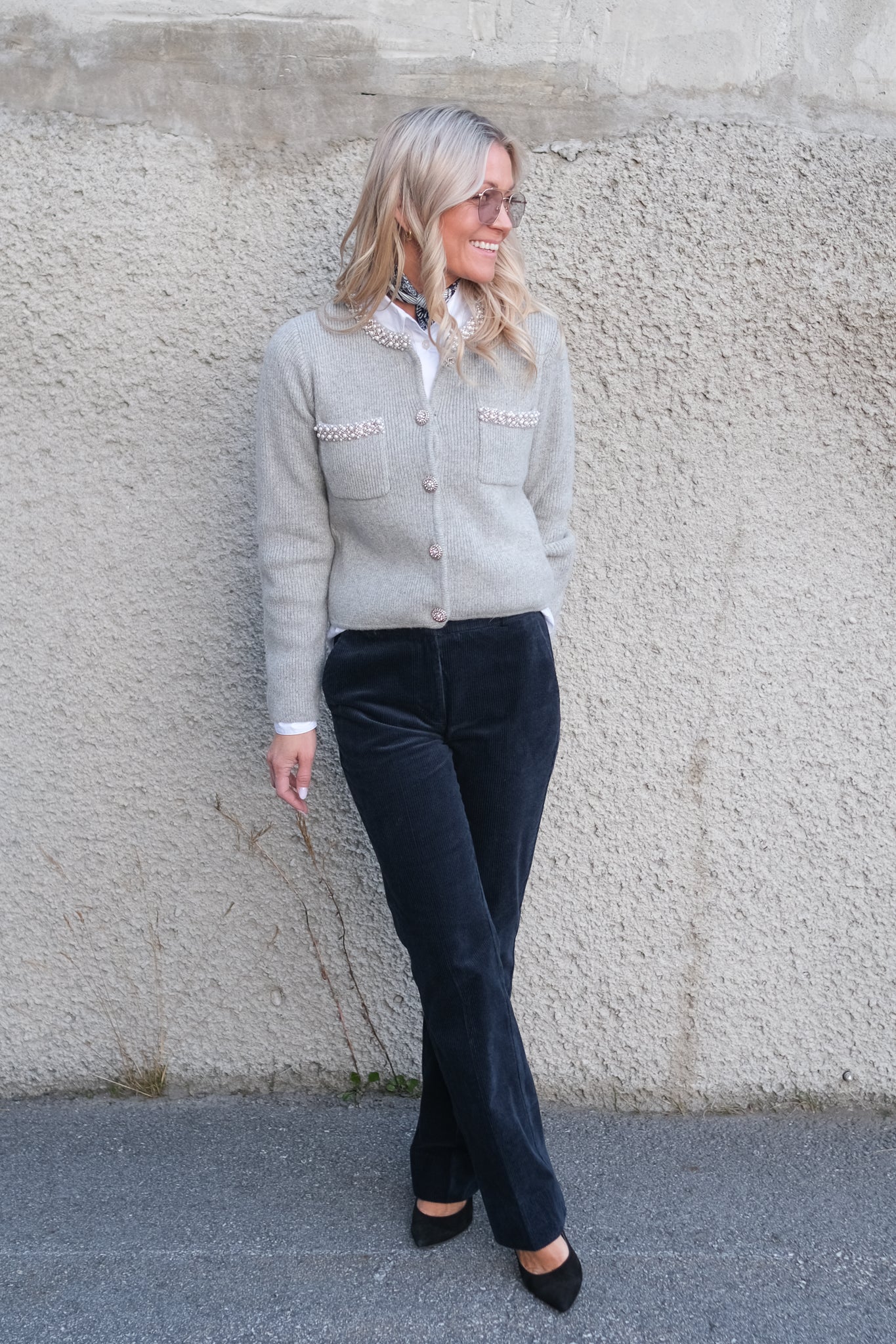 Clara Corduroy Navy