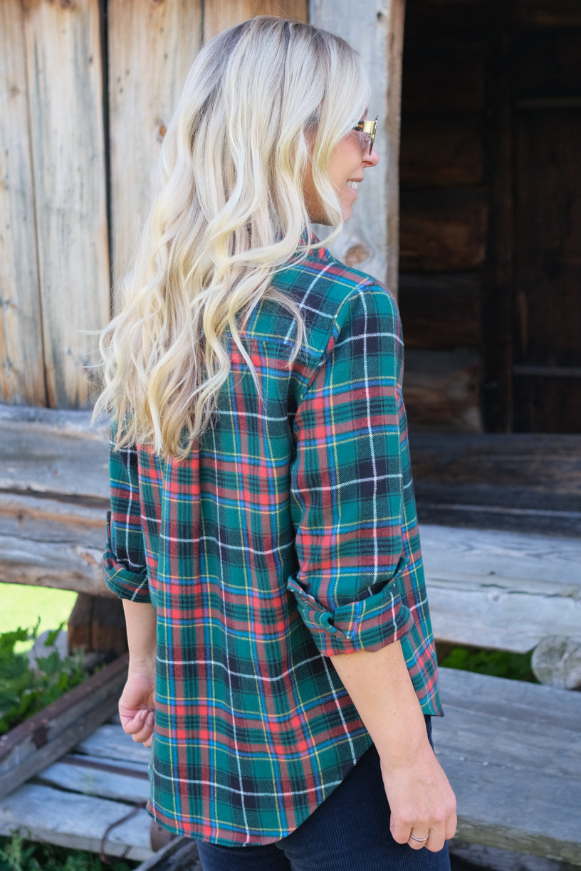 Arc Shirt Classic Tartan Green Red Combo