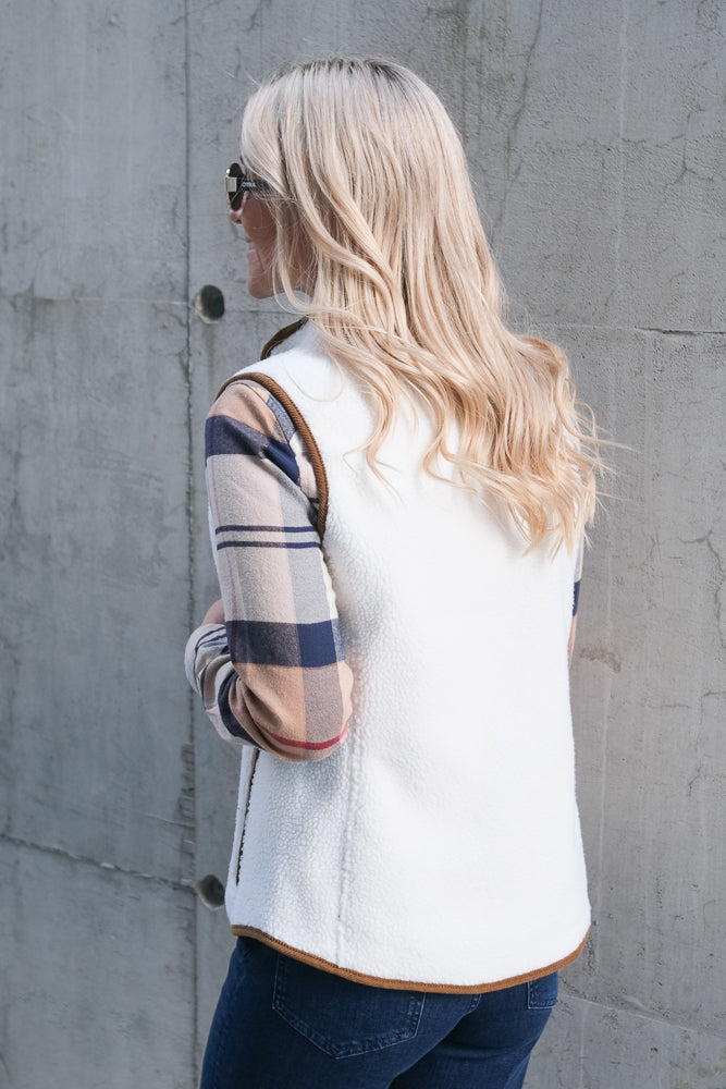 Burford Fleece Gilet Cream