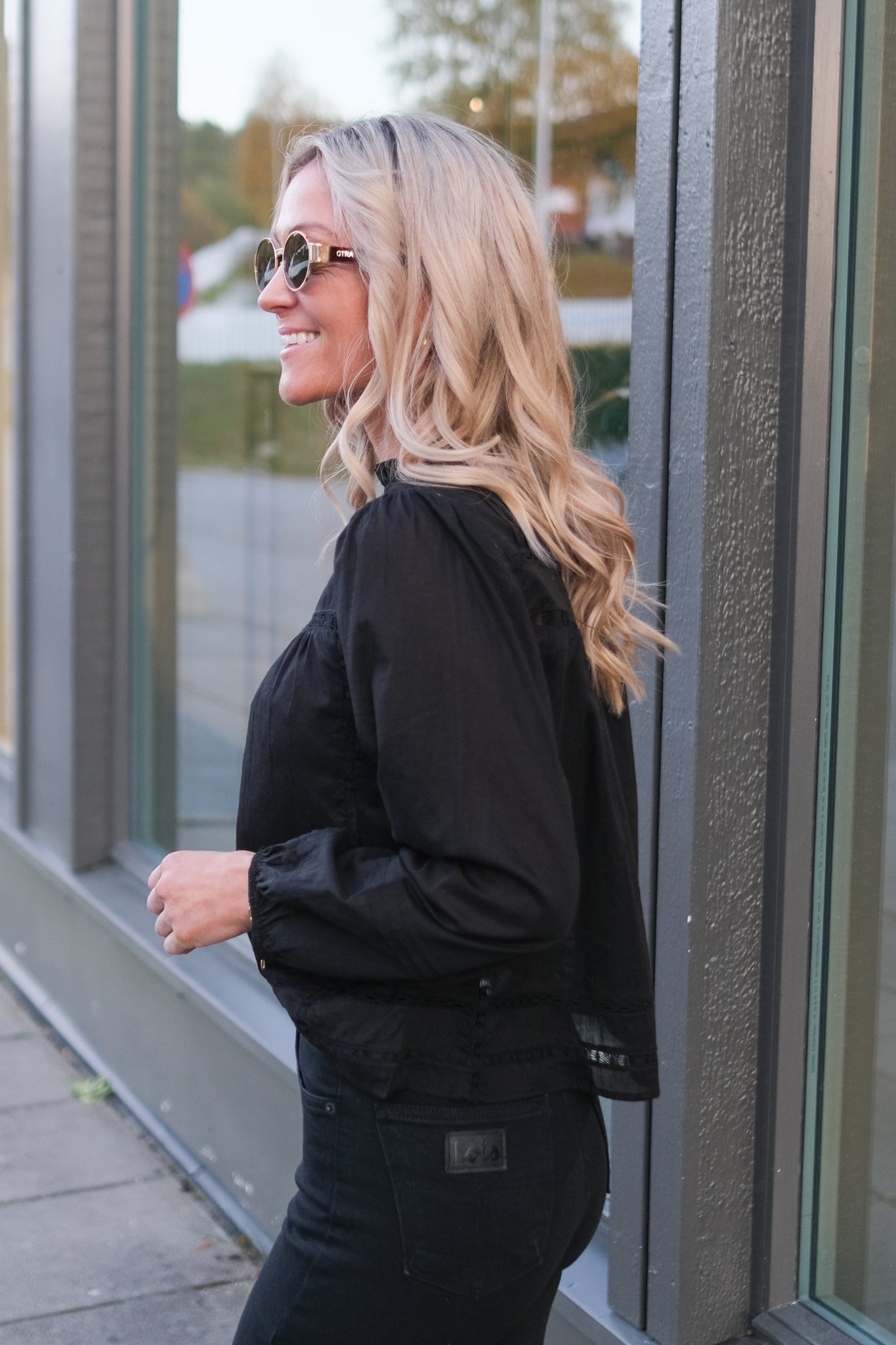 Reyna Blouse Black