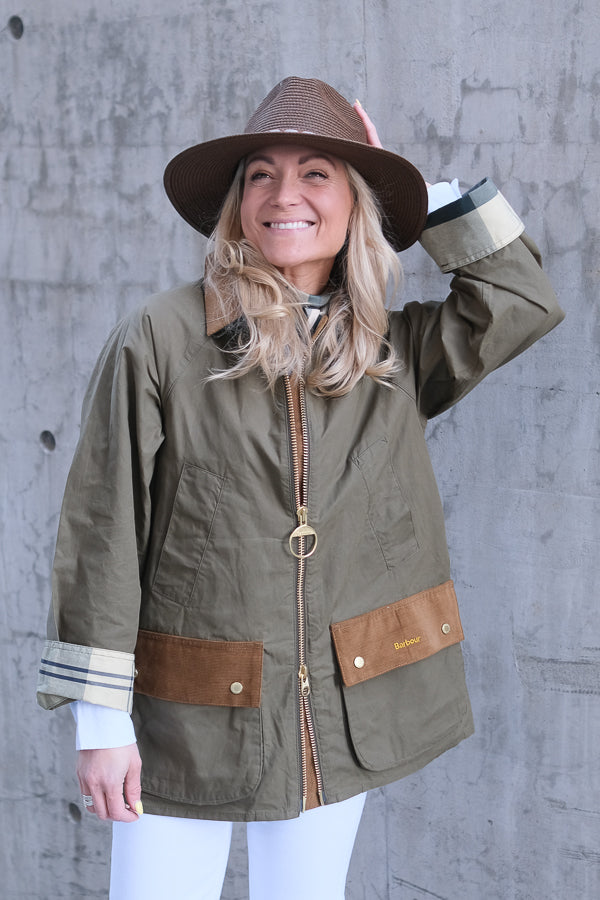 Laneshaw Casual Jacket Dusky Green