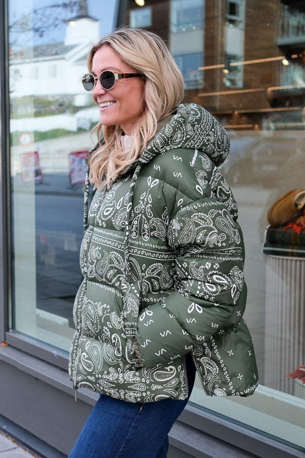 Bandana Down Jacket Militare