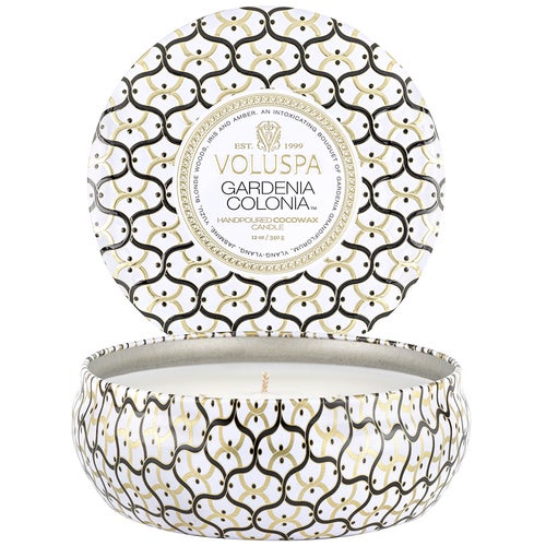 Gardenia Colonia 3 Wick Tin Candle 40timer