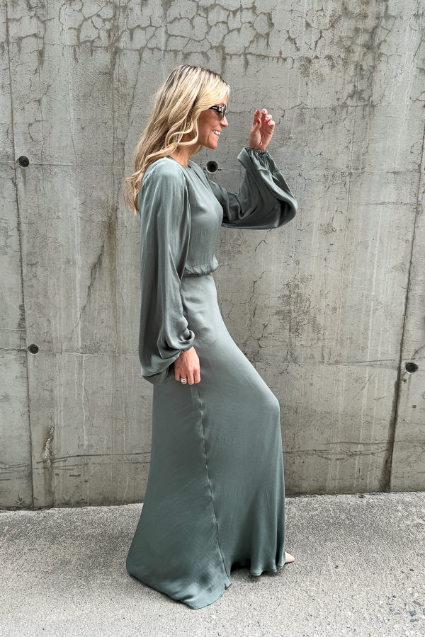 Juliette Dress Agave Green