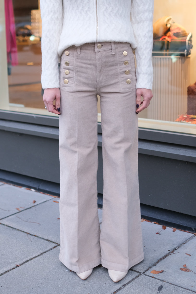 Giudith Pants Corduroy Taupe