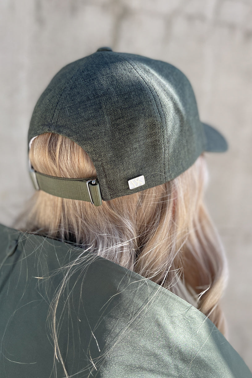 French Olive Linen