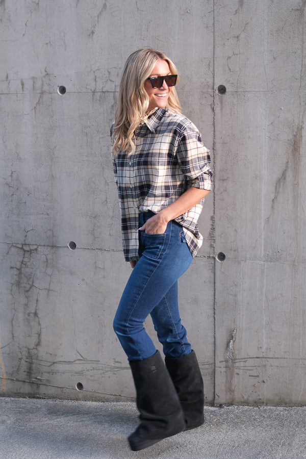 Elishaw Shirt Check Shirt Birchwood Tartan