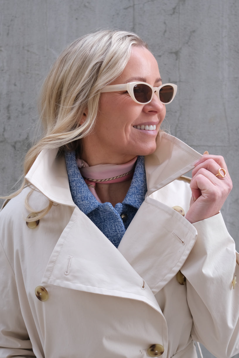 Shona Frosted Ivory Brown