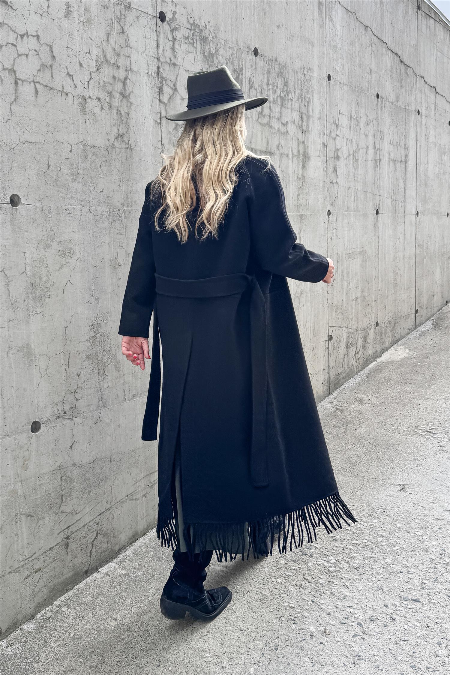 Deborah Wool Coat Black