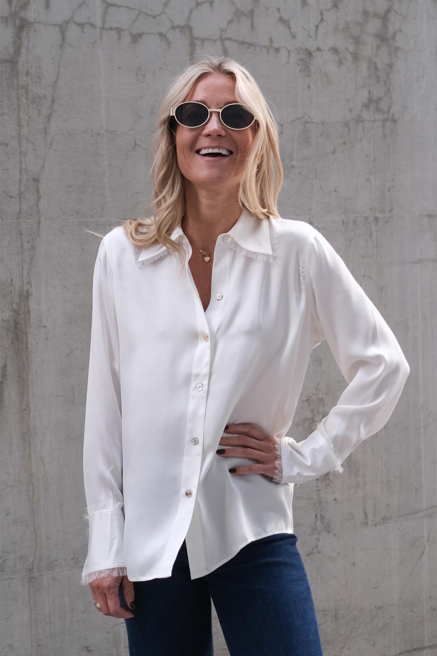 Abbey Shirt Ivory