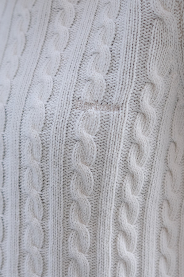 Ashdown Cable Knitted Jumper Ecru