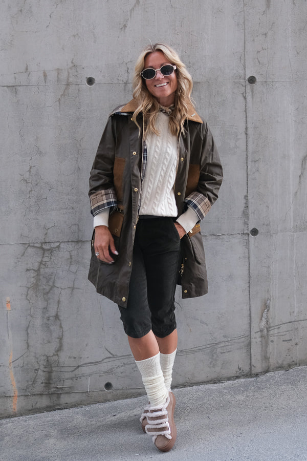 Modern Beaufort Wax Jacket Beech