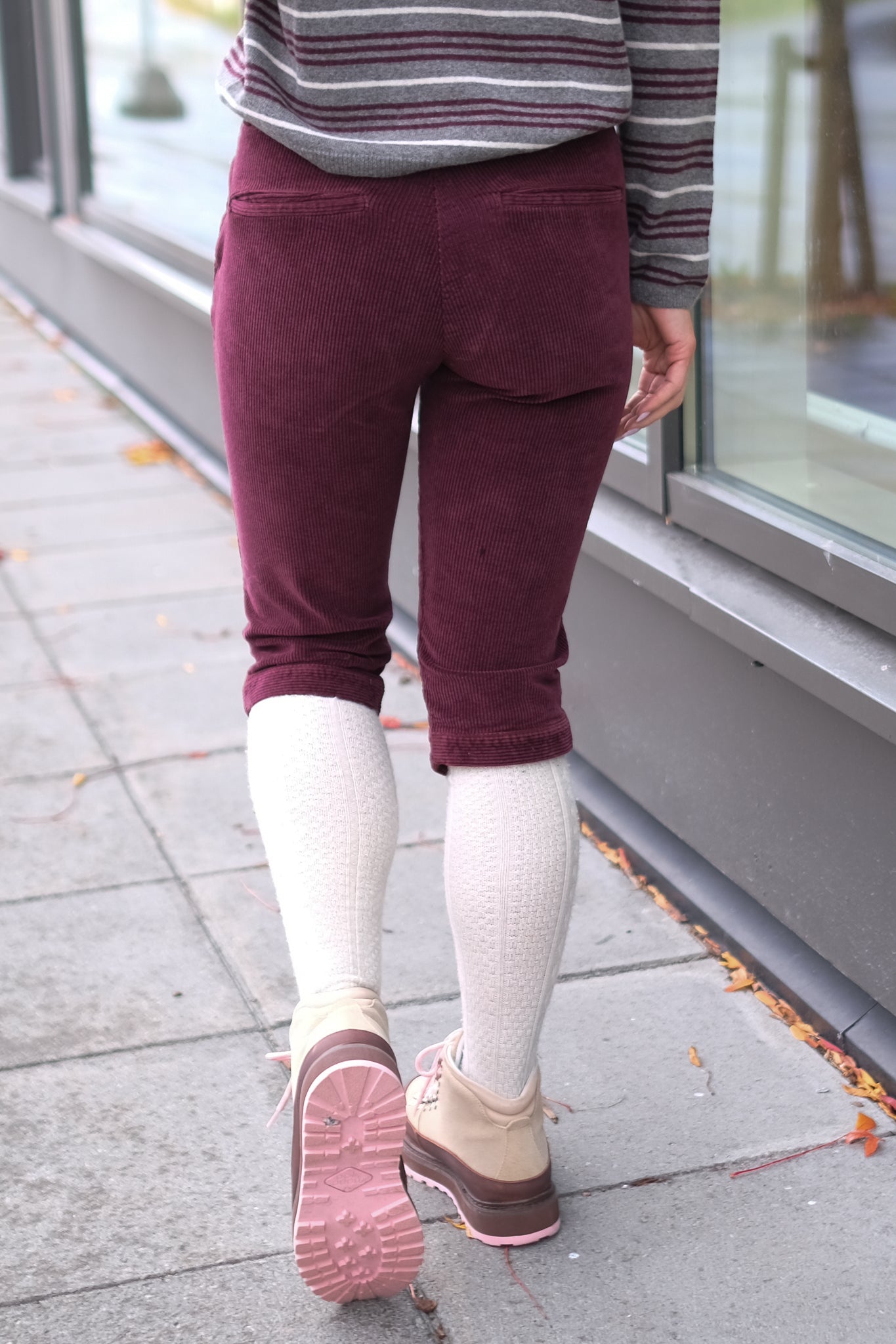 Aspen Cord Knickers Bordeaux