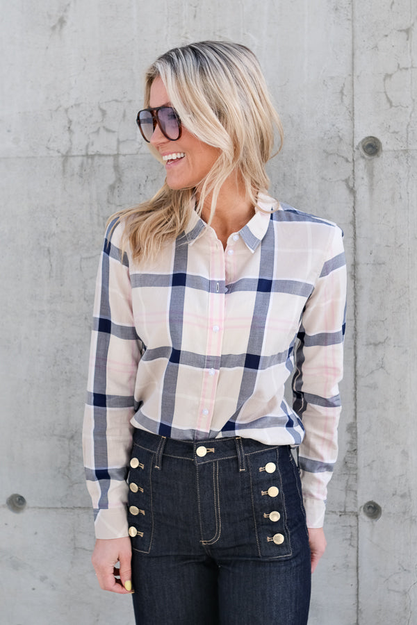 Bredon Check Shirt Cherry Blossom Tartan
