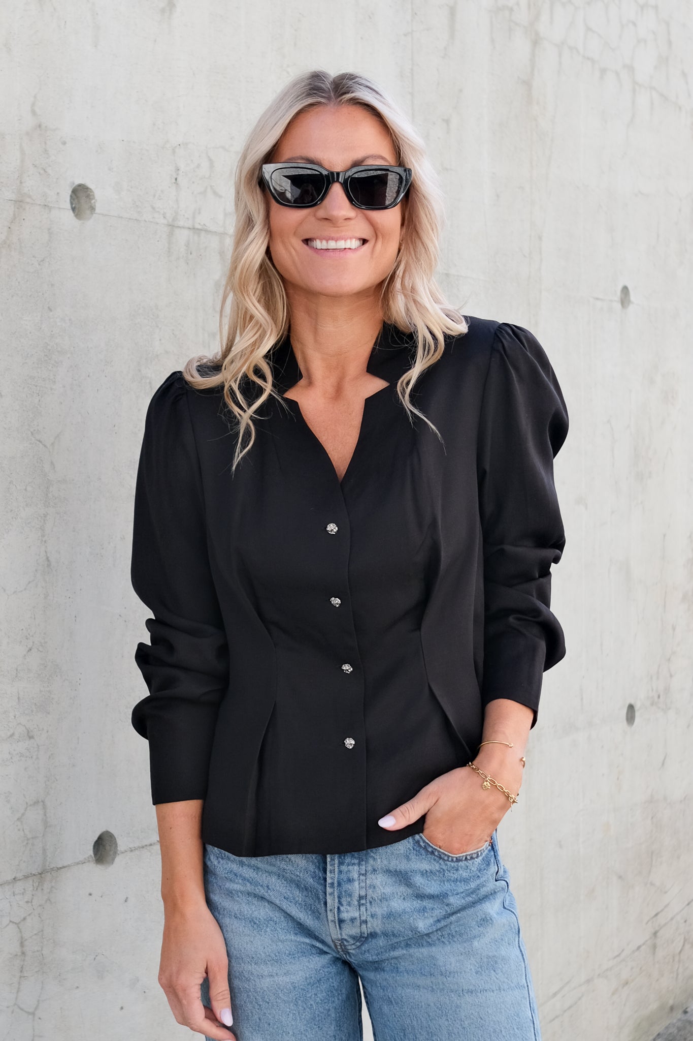 Sue Blouse Black