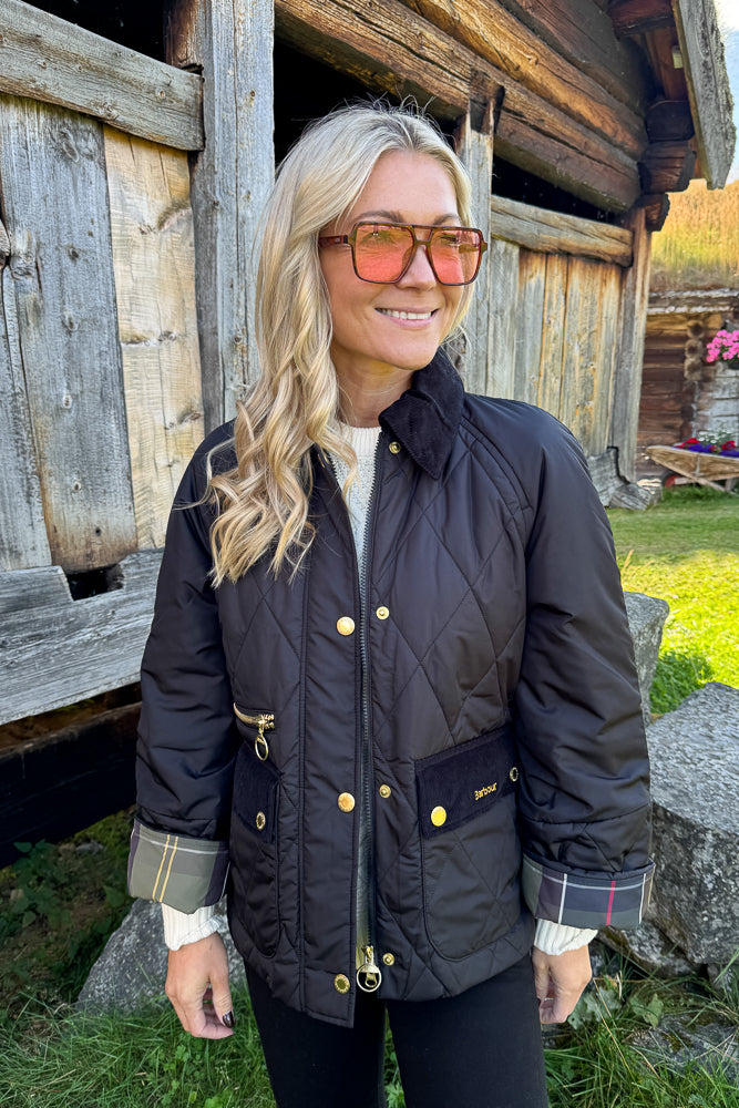 Martha Quilted Jacket Black