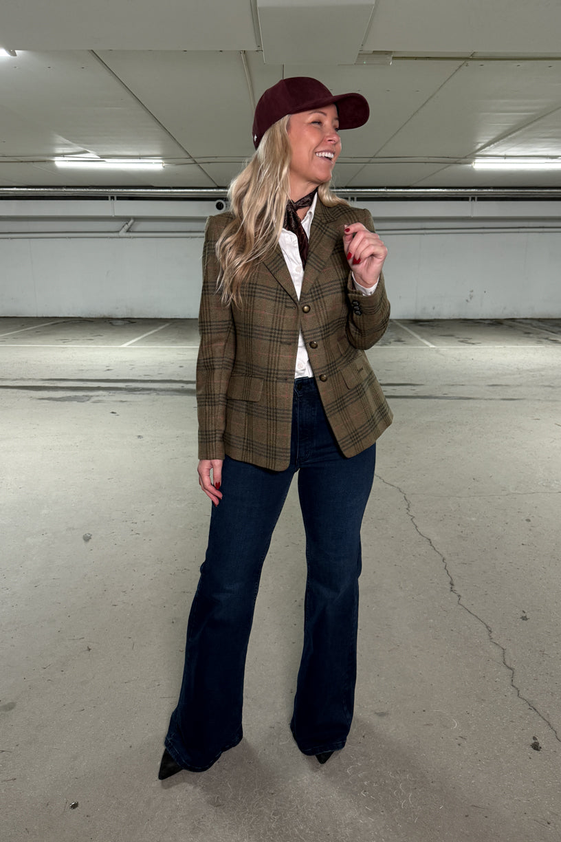 Carlby Tailored Jacket Dark Moss