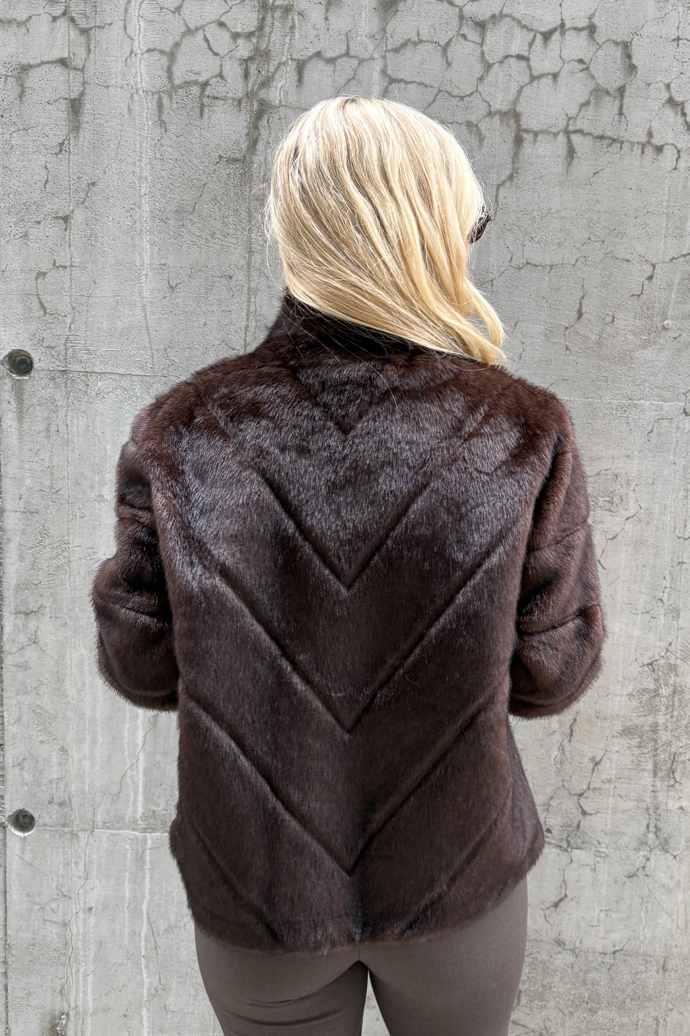 Sonja Jakke Mink Brun