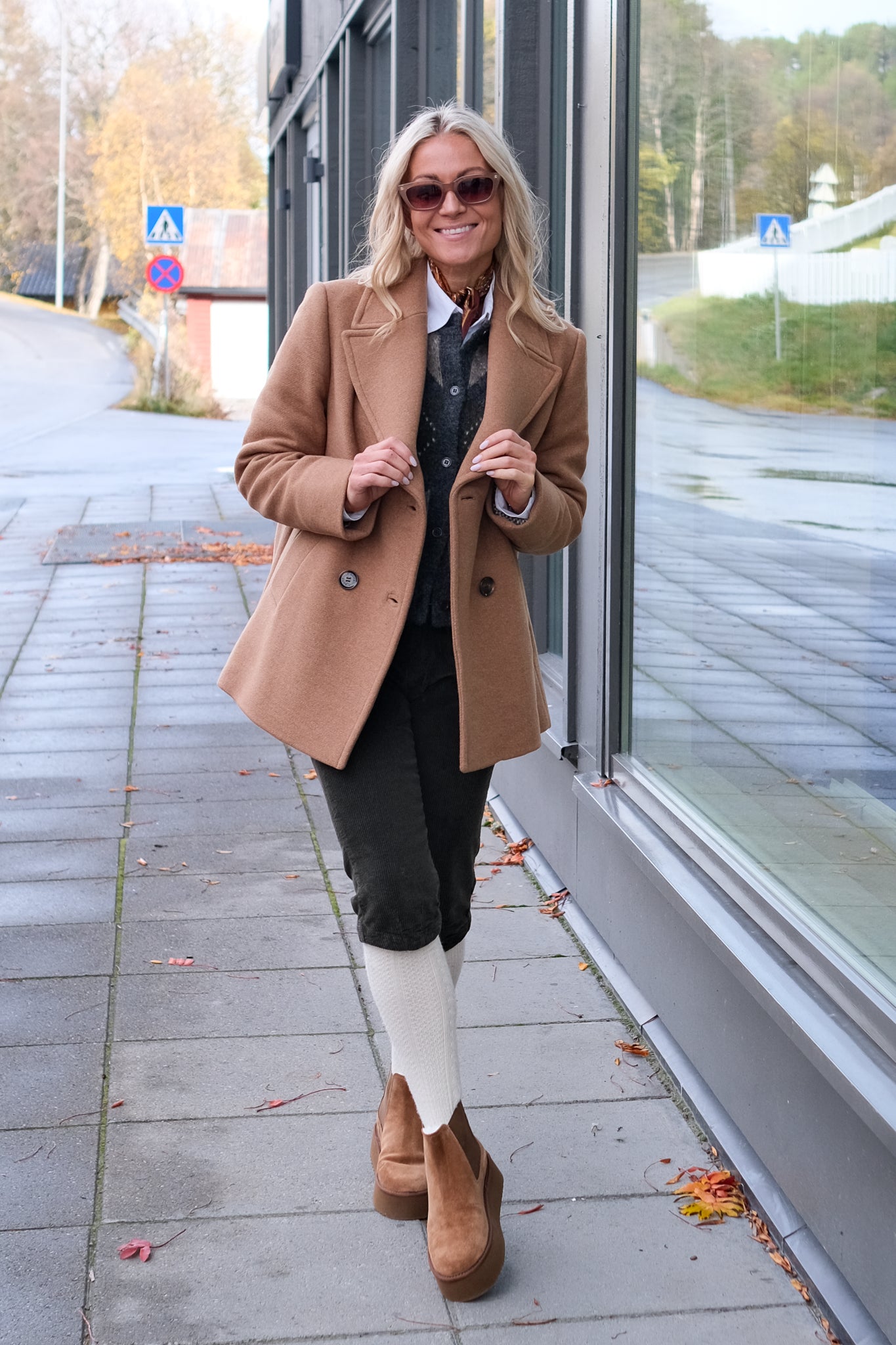 Indie Military Wool Peacoat Camel