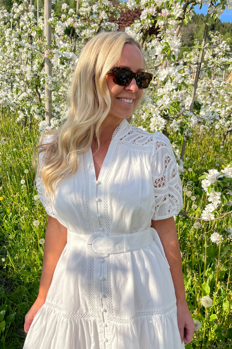 Catleya Dress Blanc Casse