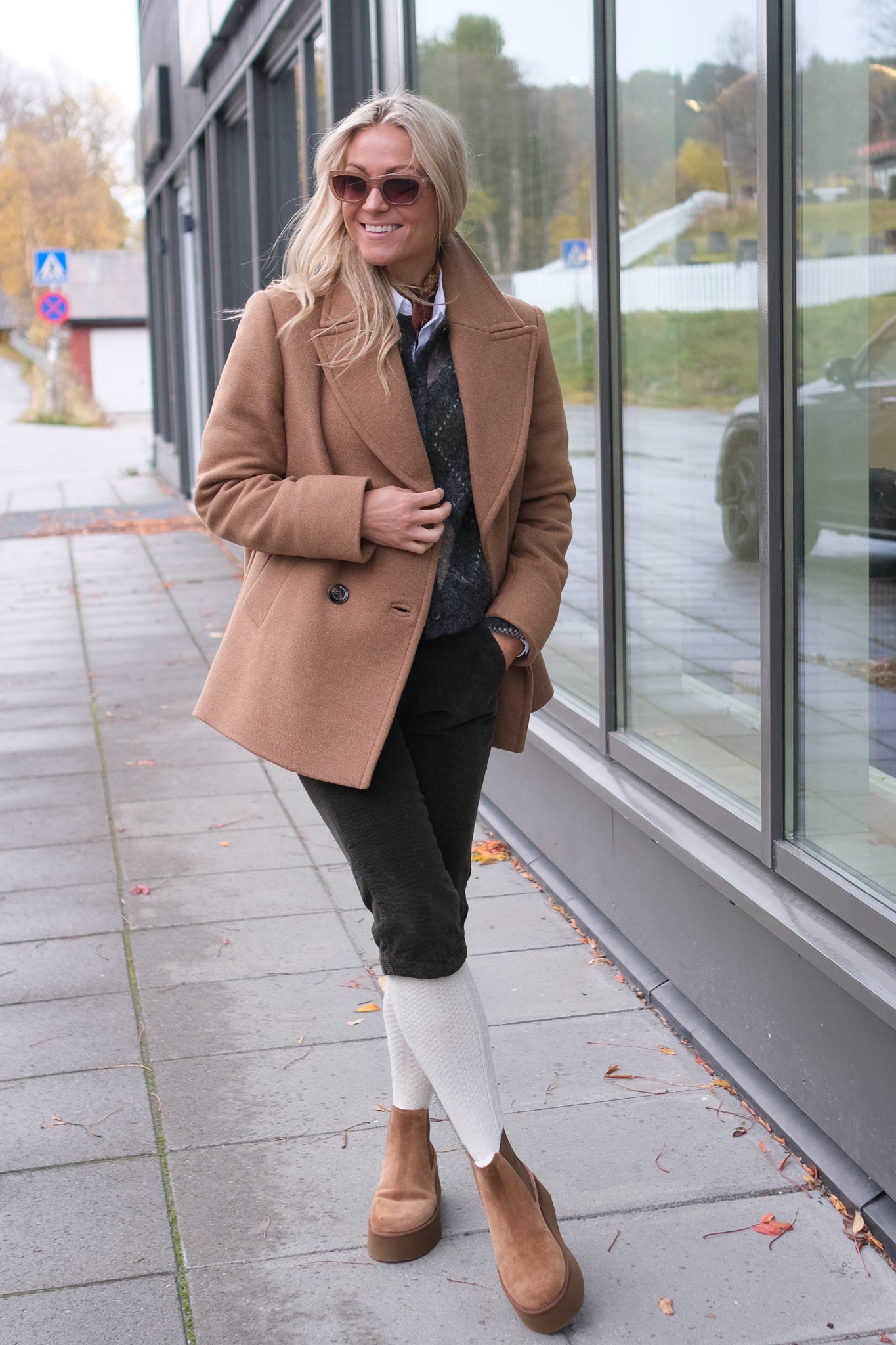 Indie Military Wool Peacoat Camel
