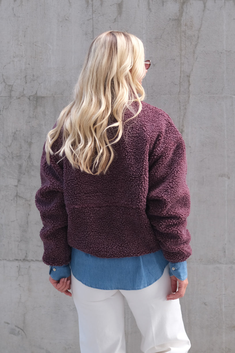 Hoktown Jacket Burgundy Melange