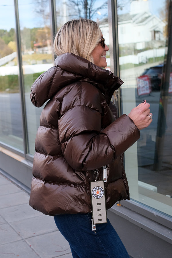 Ginny Short Down Jacket Coffee