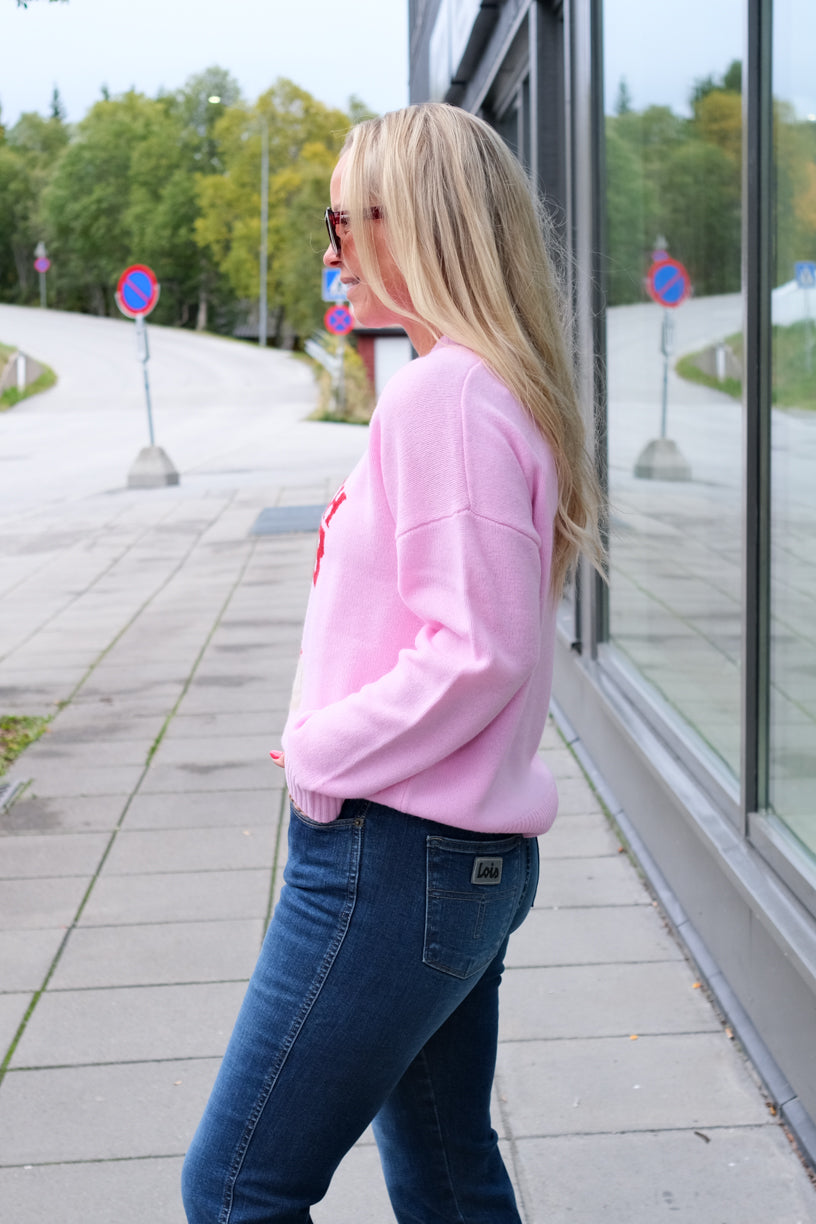 Crewneck Sweater The French Club Ballet Pink