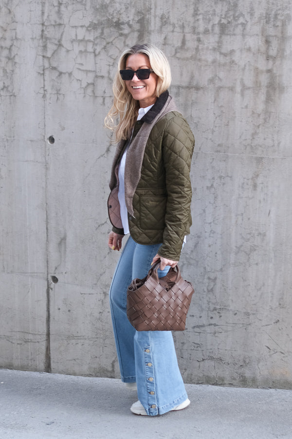 Deveron Quilted Jacket Olive