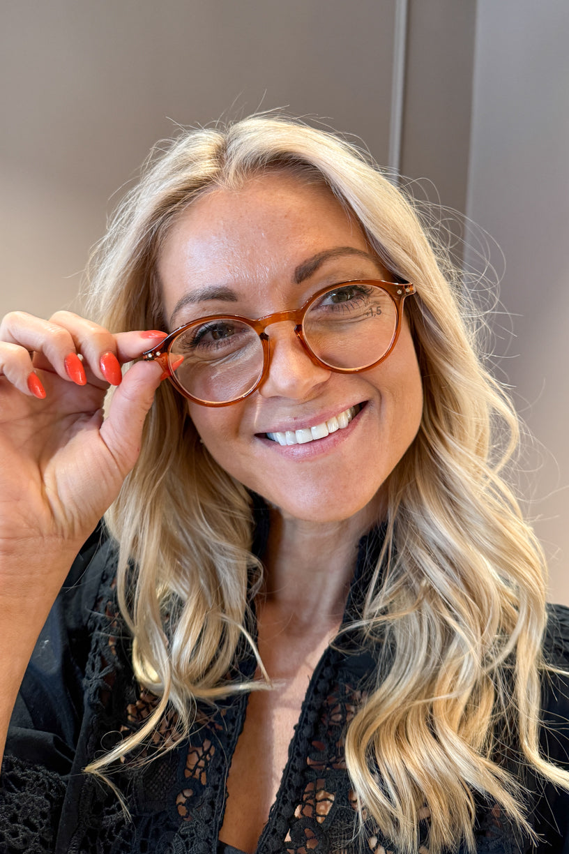 Reading Glasses #D Orange Smash