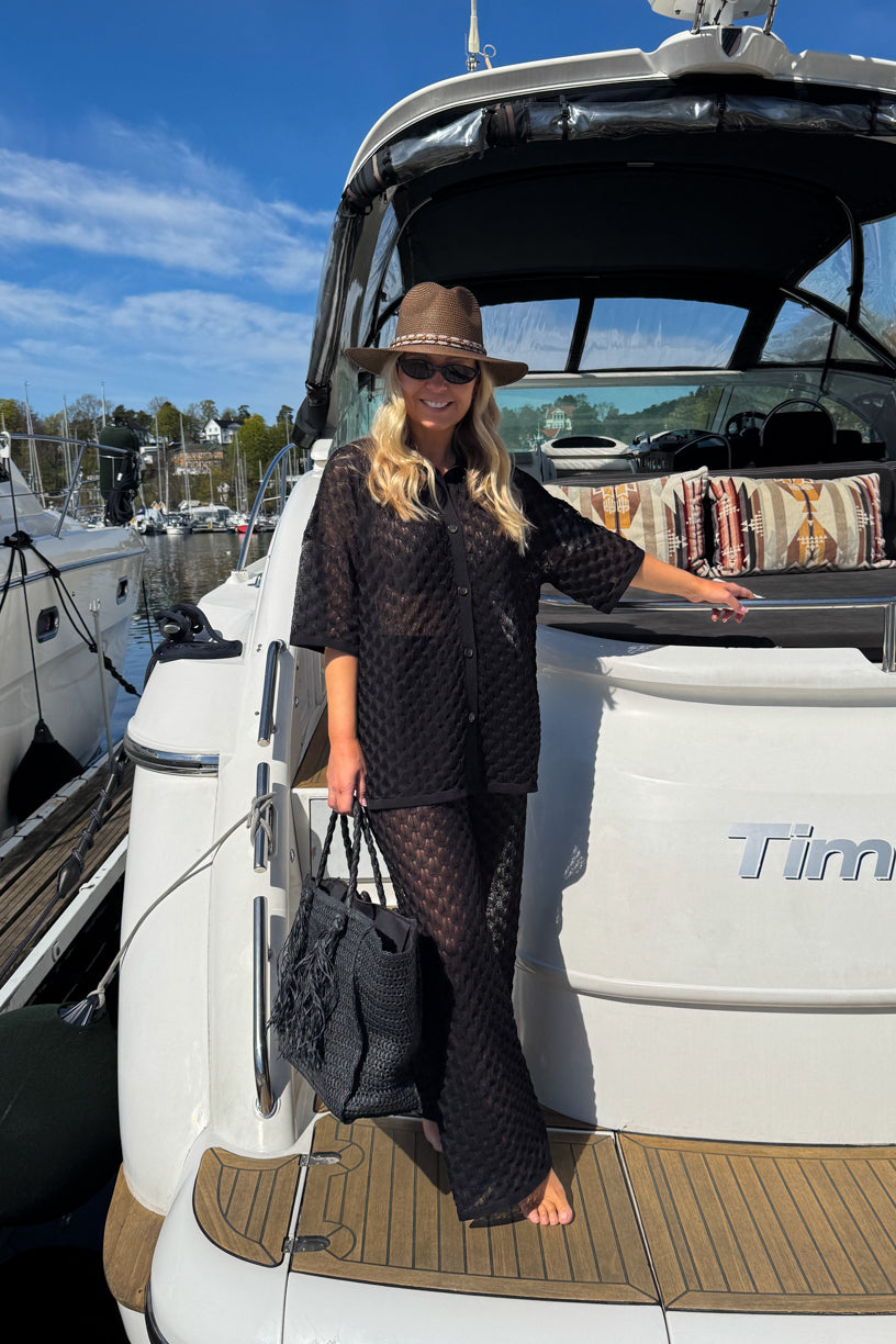 Alissa Knitted Pants Black