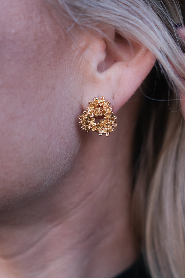 Mini Gemma Earrings Gold