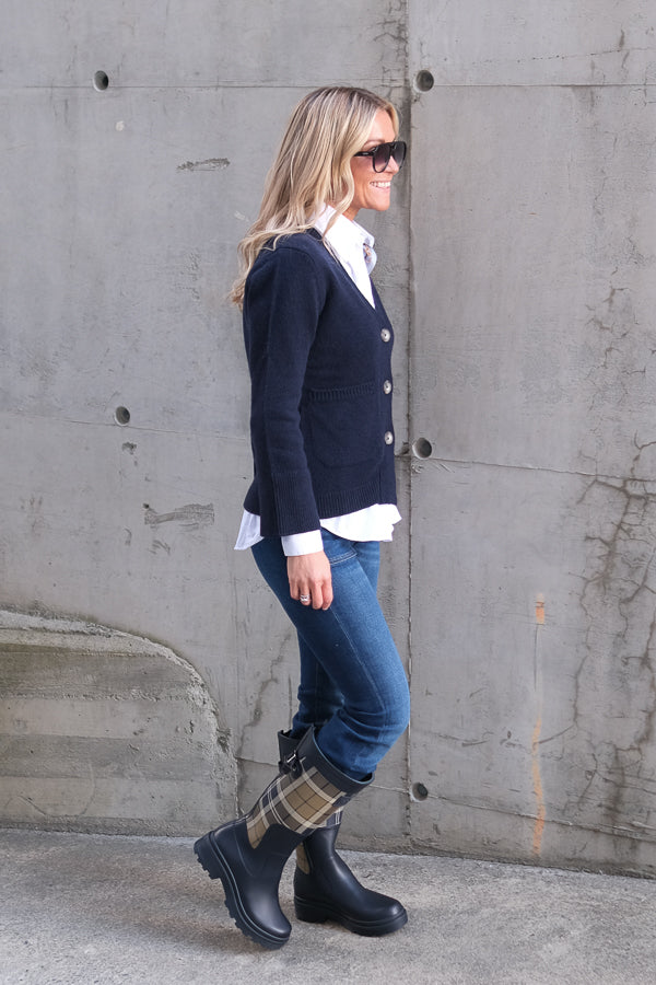 Tate Cardigan Dark Navy