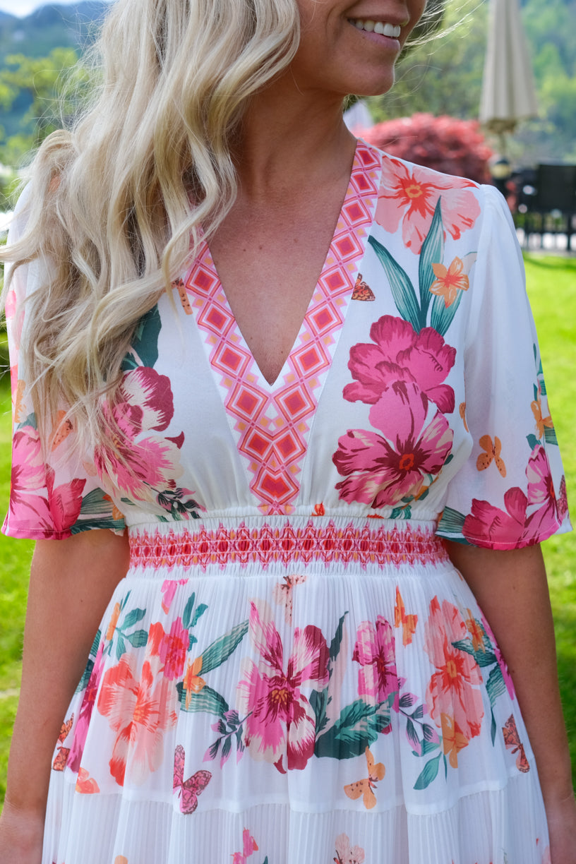 Angie Long Dress Ivory