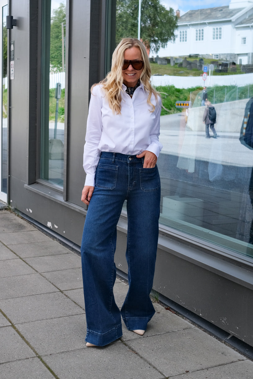 Le Slice Slim Palazzo Long Folklore