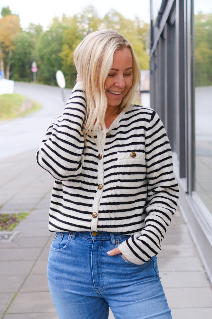 Gabriel Cardigan Blanc Casse