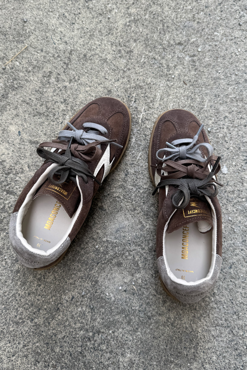 Kit Club Sneakers Patchwork Sesame Dark Brown Gray
