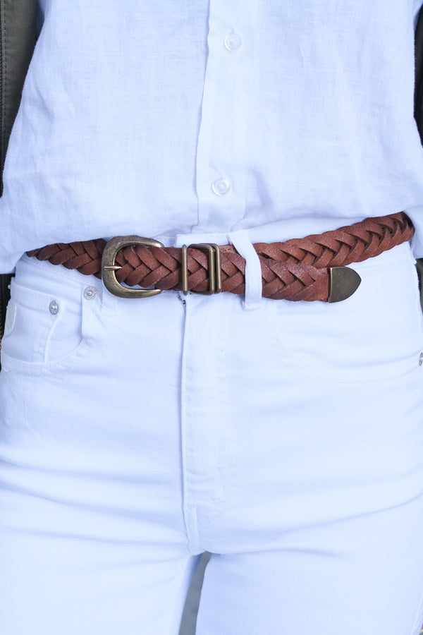 8928 Gal Bruciato Braided Belt