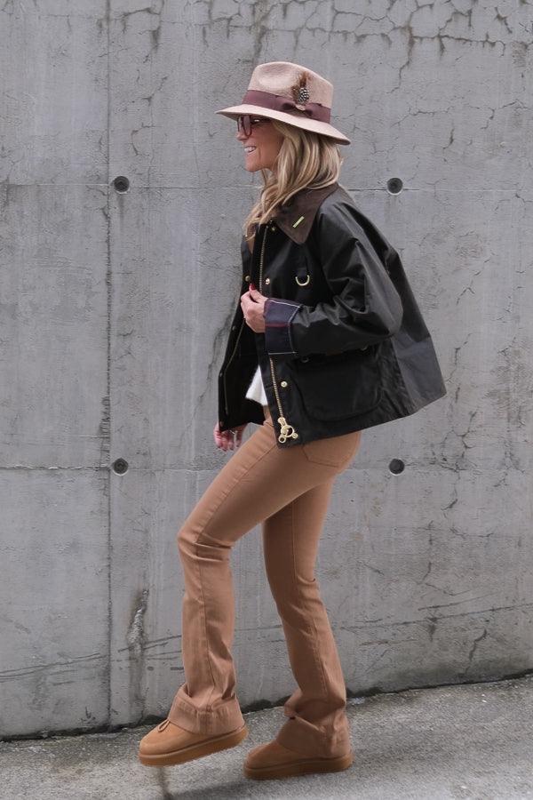Icons Modern Spey Waxed Jacket Olive