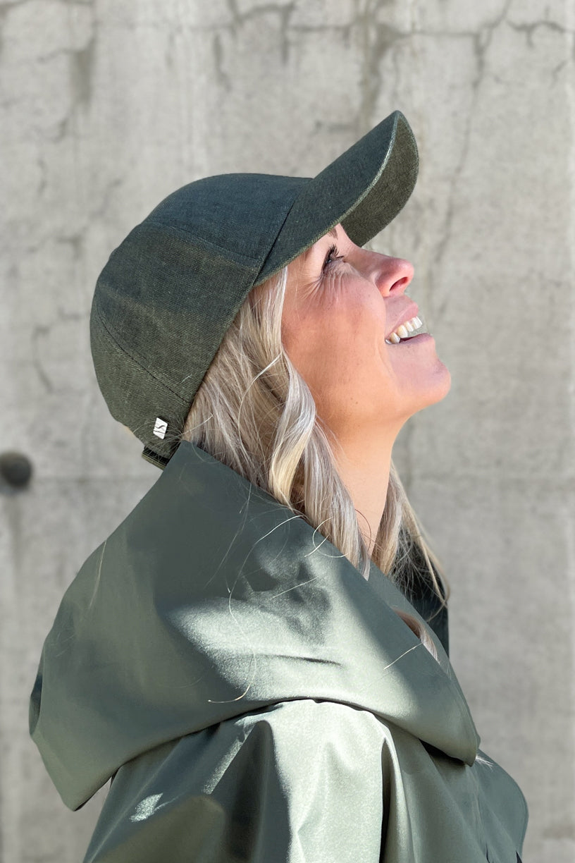 French Olive Linen