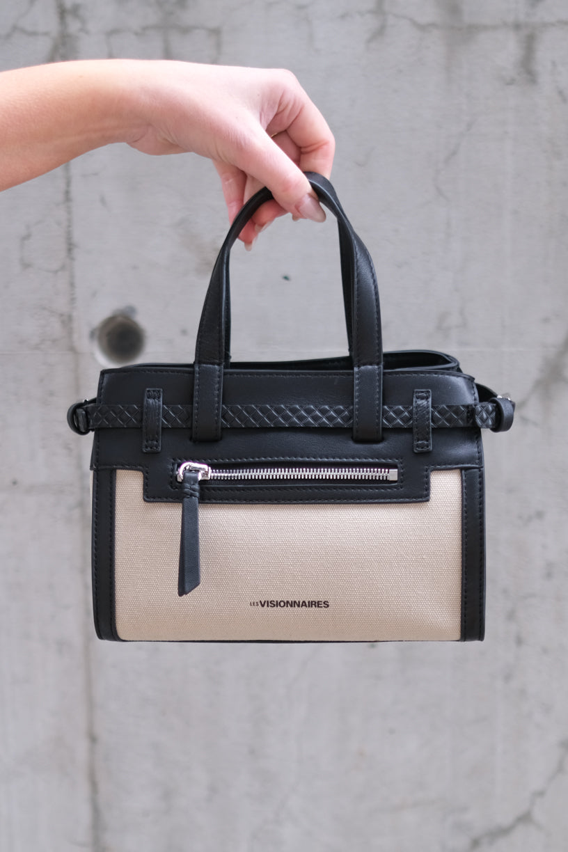 Tina S Canvas Off White/ Black
