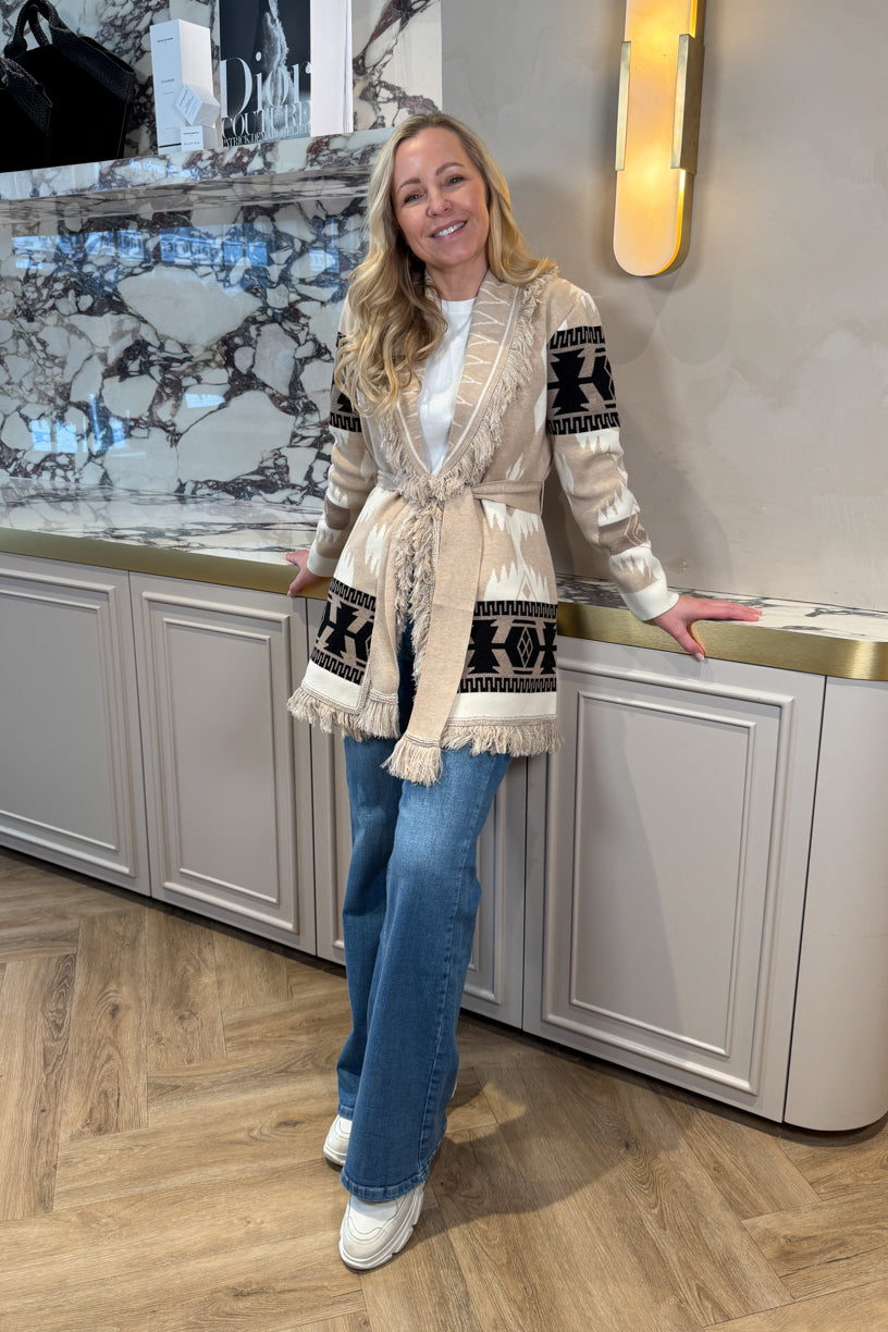 Kilya Cardigan Camel Mix