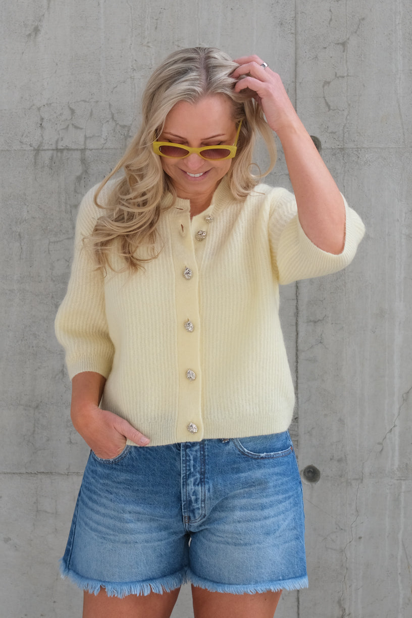 Andria Knit Cardigan Anise Flower